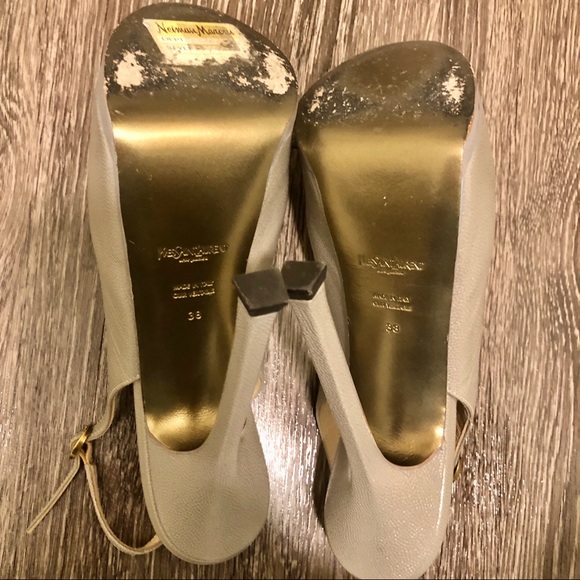 YSL Yves Saint Laurent Tribtoo Platform Slingbacks - Picture 7 of 8